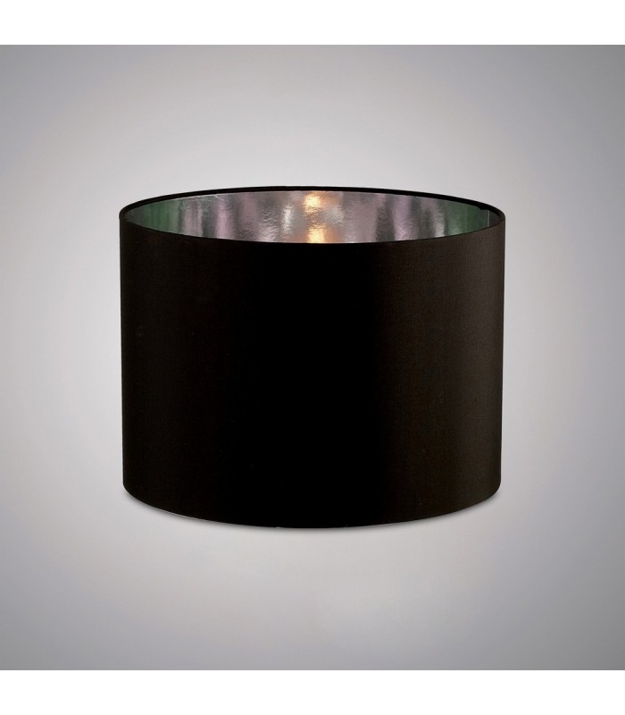 Round Shade Medium Black, Chrome 350mm x 250mm - 2