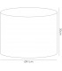 Round Shade Large Black, Chrome 410mm x 300mm - 3