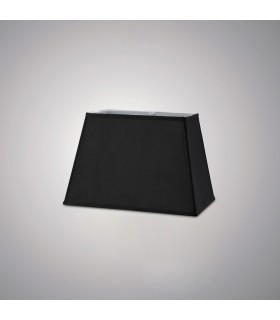 Rectangular Plain Fabric Shade, 270, 360x 240mm, Black - 2