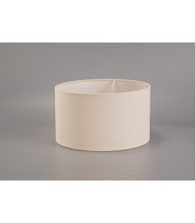 Round Fabric Shade Ivory Cream 300mm x 170mm - 2