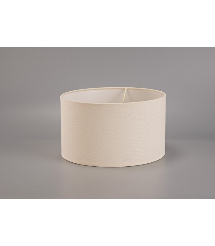 Round Fabric Shade Ivory Cream 300mm x 170mm - 2