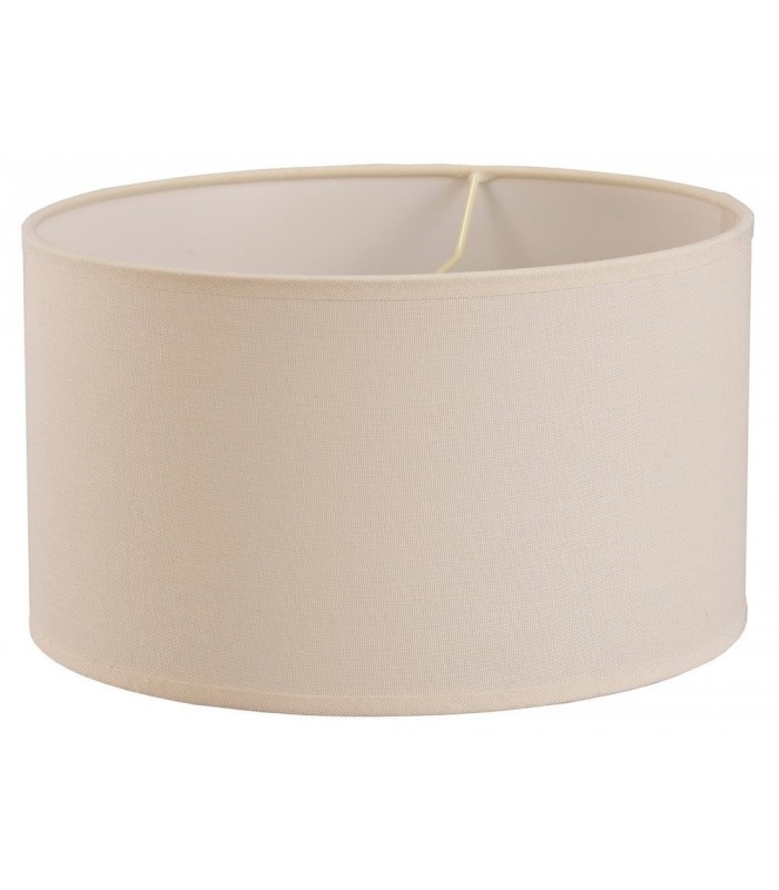Round Fabric Shade Ivory Cream 300mm x 170mm - 4