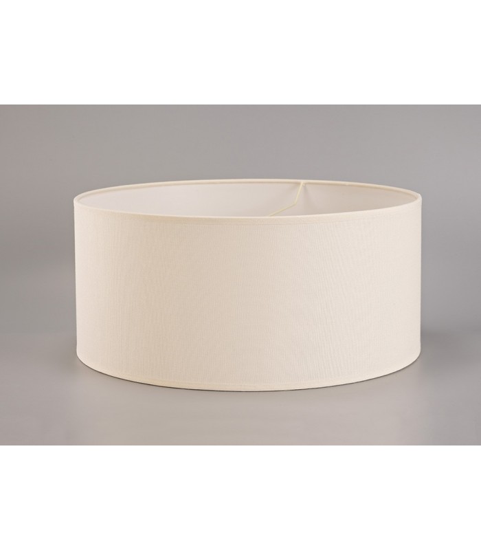 Round Fabric Shade Ivory Cream 500 x 225mm - 2