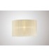 Round Organza Shade Cream 360mm x 230mm, Suitable For Table Lamp - 2