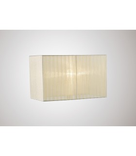 Rectangle Organza Shade, 380x190x230mm, Cream, For Table Lamp - 2