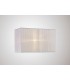 Rectangle Organza Shade, 380x190x230mm, White, For Table Lamp - 2