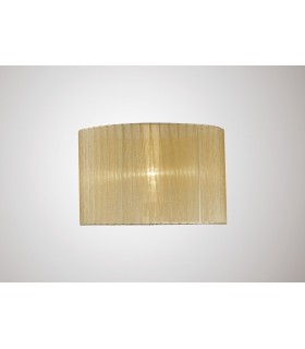 Round Organza Shade Soft Bronze 360mm x 230mm, Suitable For Table Lamp - 2