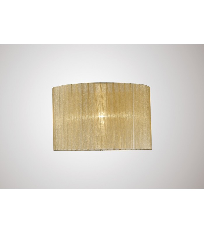 Round Organza Shade Soft Bronze 360mm x 230mm, Suitable For Table Lamp - 2