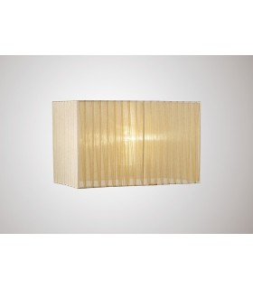 Rectangle Organza Shade, 380x190x230mm, Soft Bronze, For Table Lamp - 2