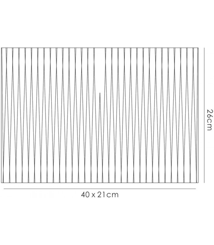 Rectangle Organza Shade, 400x210x260mm, Black, For Floor Lamp - 3