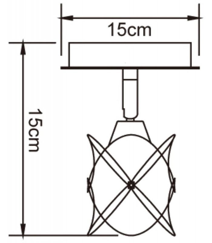 Spotlight 1 Switched Light G9 with Adjustable Head, Satin Nickel - 2