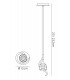 Ceiling Pendant 1 Light G9, Polished Chrome - 2