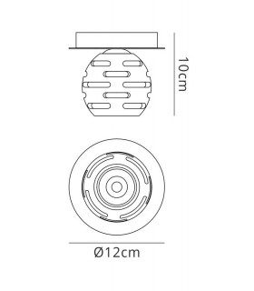 Ceiling 1 Light G9, Polished Chrome - 2