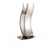 E27 Table Lamp 2 Light E27, Polished Chrome, White Acrylic - 3