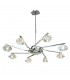 Ceiling Pendant 8 Light G9, Polished Chrome - 3