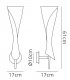Wall Lamp Switched 1 Light E14, Satin Nickel - 2
