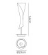 Table Lamp 1 Light E14, Satin Nickel - 2