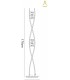 Floor Lamp 4 Light G9, Black Chrome - 2