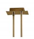 Telescopic 4 Light G9 Line, Antique Brass - 3