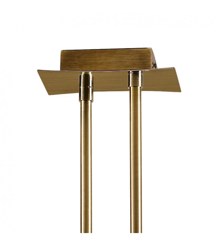 Telescopic 4 Light G9 Line, Antique Brass - 3