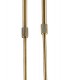 Telescopic 4 Light G9 Line, Antique Brass - 4