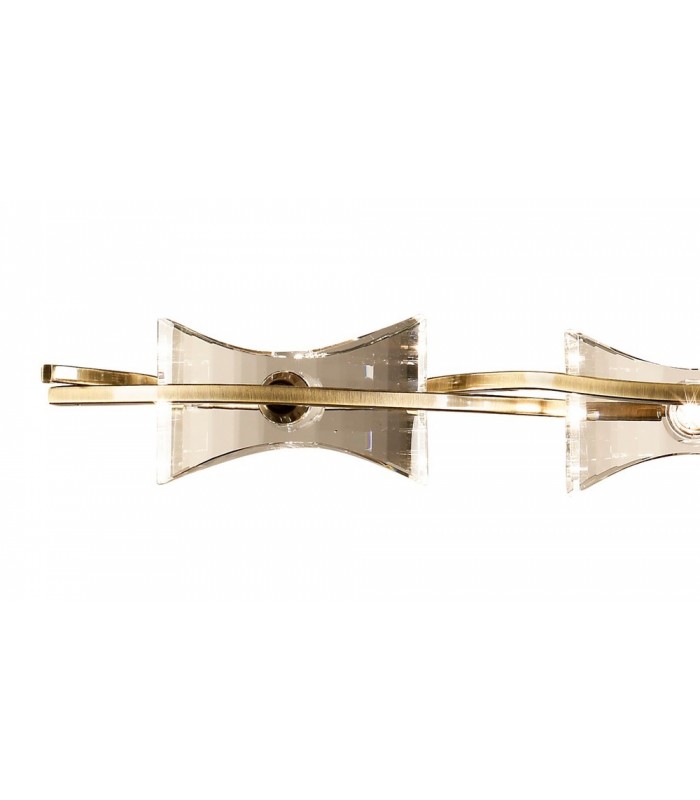 Telescopic 4 Light G9 Line, Antique Brass - 5