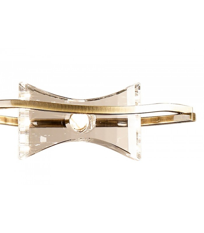 Telescopic 4 Light G9 Line, Antique Brass - 7