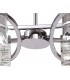 Telescopic Semi Flush Convertible 4 Light G9, Polished Chrome - 8