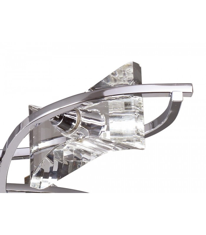 Telescopic Semi Flush Convertible 4 Light G9, Polished Chrome - 9