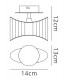 Surface Mounted Ceiling 1 Light G9, Polished Chrome - 2