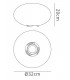 Oval Table Lamp 1 Light E27 Outdoor IP65, Opal White - 2