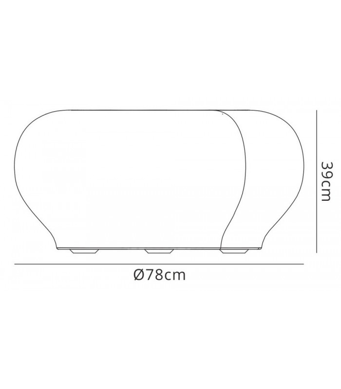 Stool 1 Light E27 Outdoor IP65, Opal White - 2