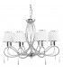 8 Light Multi Arm Chandelier Chrome Finish, E14 - 1