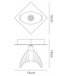 Ceiling 1 Light G9, Polished Chrome - 2