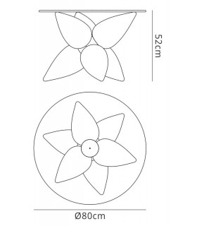 Table 6 Light E27 Outdoor Glass, IP44, Opal White, Clear Glass - 2