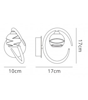 Wall Lamp Switched 1 Light G9 ECO, Polished Chrome - 2