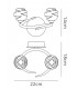 Wall Lamp Switched 2 Light G9 ECO, Satin Nickel - 2