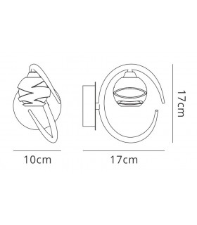 Wall Lamp Switched 1 Light G9 ECO, Satin Nickel - 2