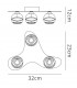 Ceiling 3 Light G9 ECO, Satin Nickel - 2