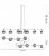 Telescopic 8 Light G9 ECO, Satin Nickel - 2