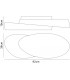 Ceiling 6 Light E27 Outdoor IP44, Matt White, Opal White - 2