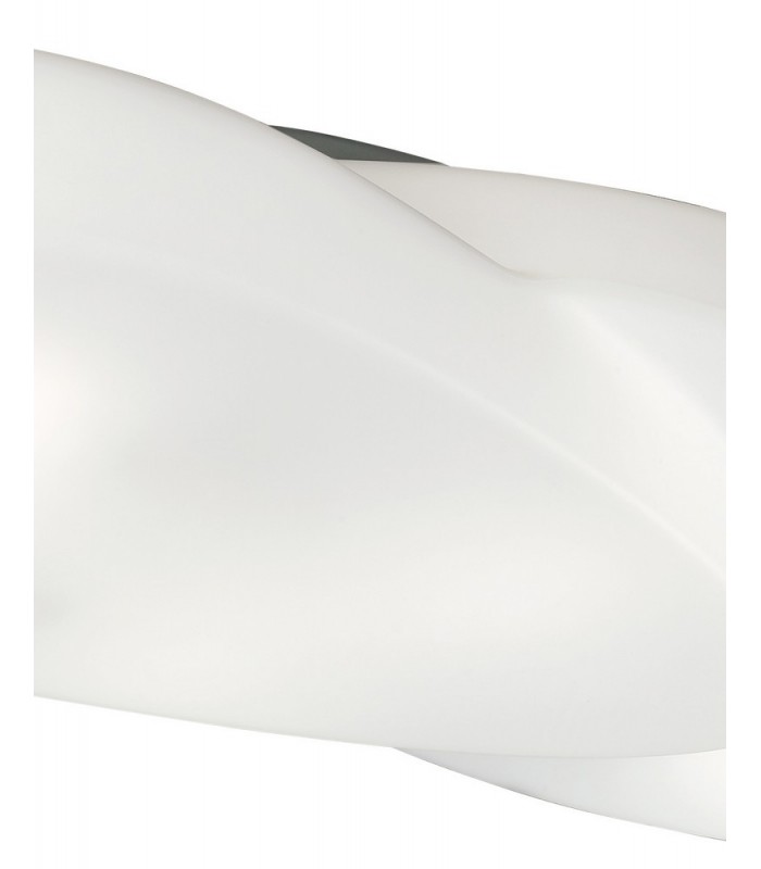 Ceiling 6 Light E27 Outdoor IP44, Matt White, Opal White - 4