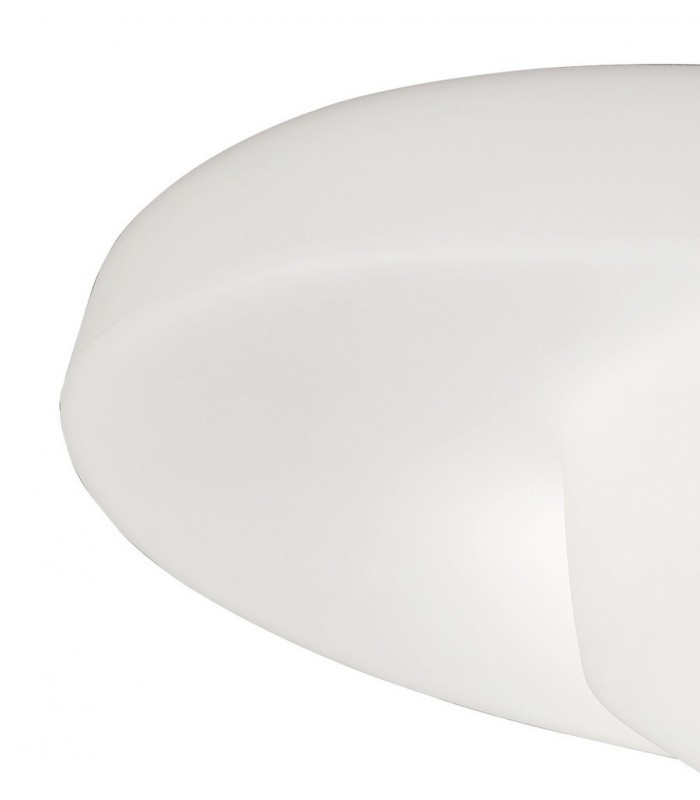 Ceiling 4 Light E27 Outdoor IP44, Matt White, Opal White - 3