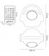 IP44 Portable 3W Speake, 120lm, 3W LED RGBW Lamp Bluetooth Connection, Remote Control - 2