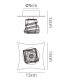 Ceiling 1 Light G9, Satin Nickel - 2