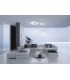 Flush Flush Ceiling 19W LED Small 3000K, 1900lm, Polished Chrome, White Acrylic - 3