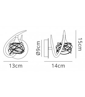 Wall Lamp Switched 1 Light G9, Polished Chrome - 2
