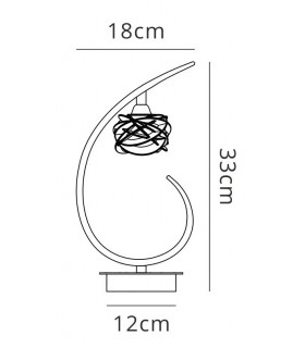 Table Lamp 1 Light G9, Polished Chrome - 2