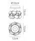 Flush Ceiling 1 Light G9 Small, Polished Chrome - 2