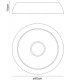 Flush Ceiling Large, 5 Light E27 Max 20w, Cylindrical 60cm, Matt White, Silver, White Acrylic - 2